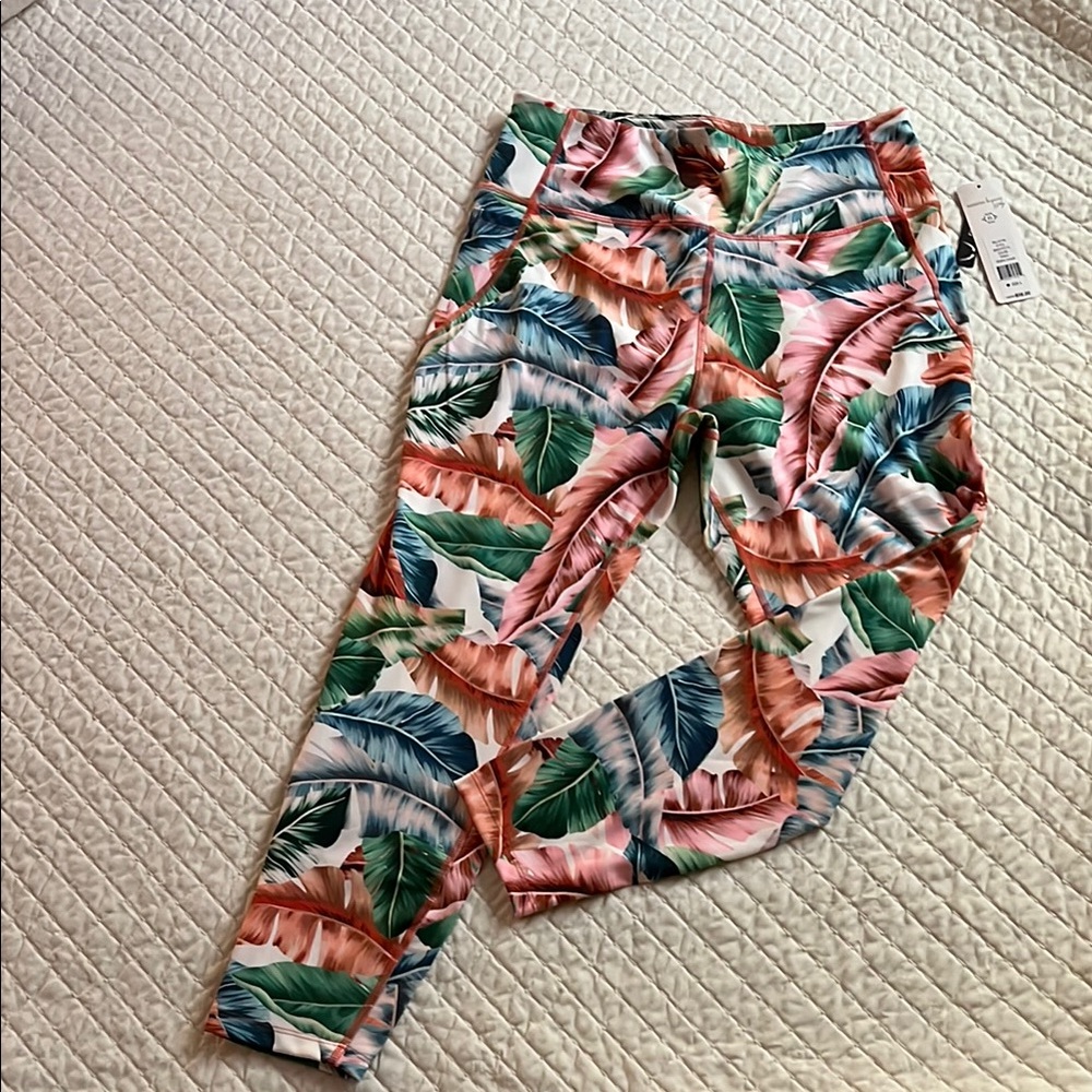 Tropical Print 7/8 Leggings